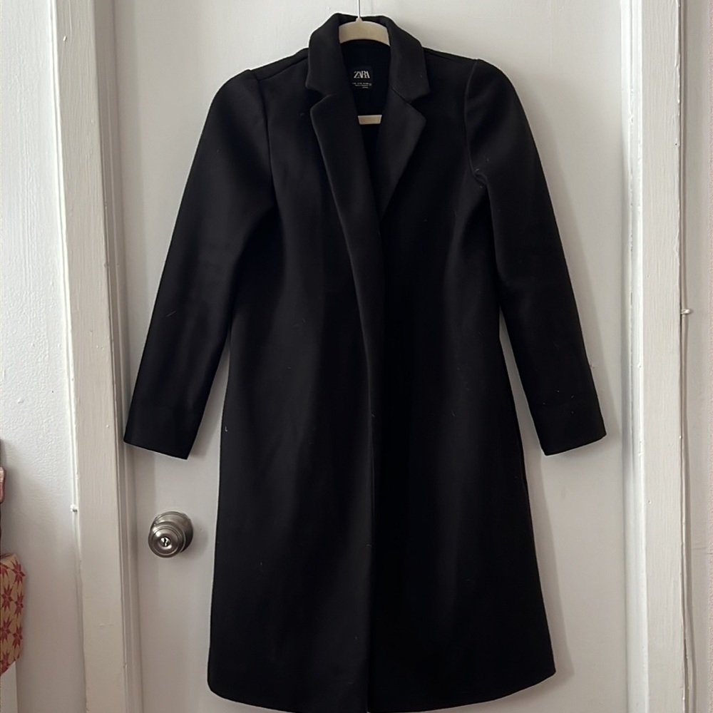 Zara long pea coat